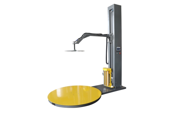 Top press wrapping machine