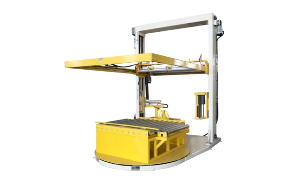 On line cover film wrapping machine