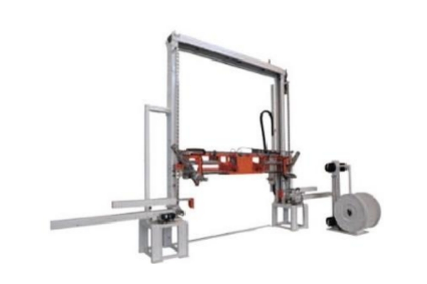 Top cross-piercing arrow-tying strapping machine